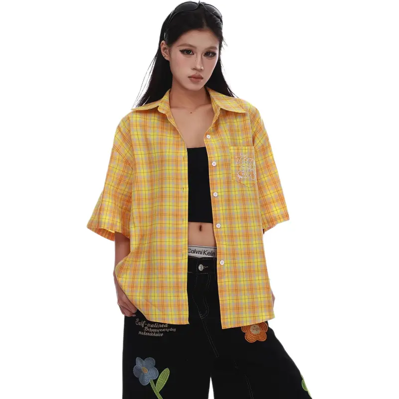 VINMUK Shirts Unisex Yellow-2