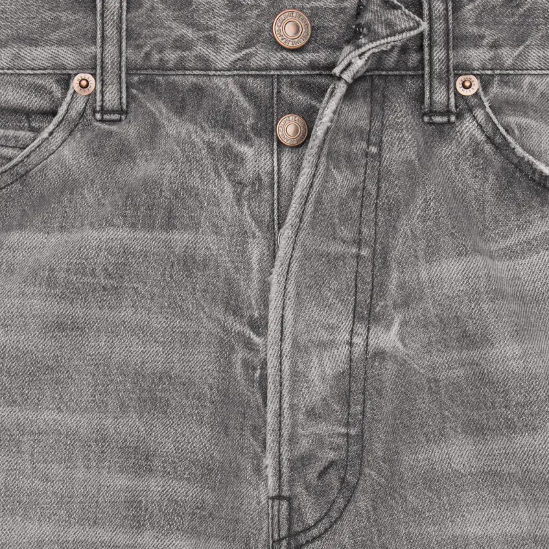 CELINE Wesley Jeans In Grey Valley Wash Denim-3