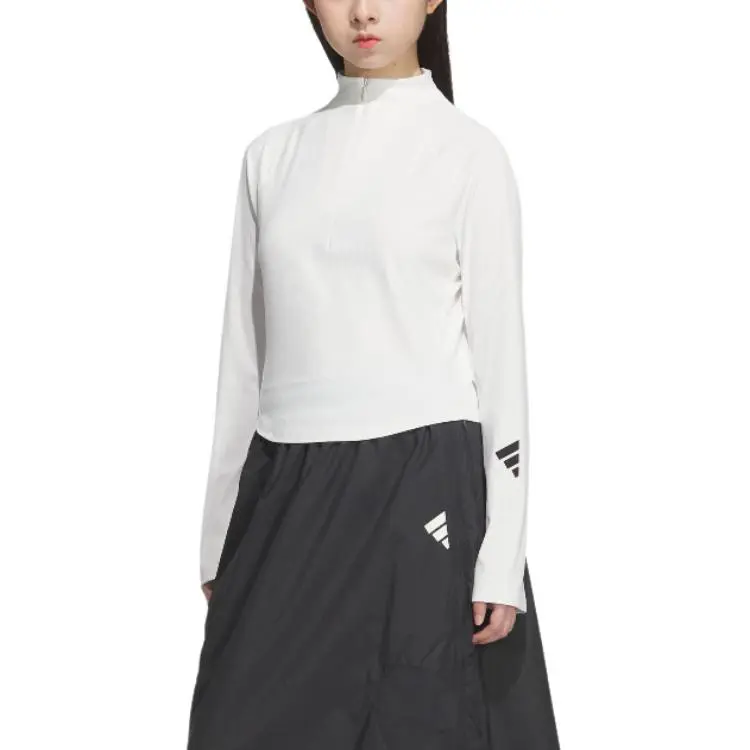 Adidas FOS Collection Climacool Raglan Sleeve T Shirt Women's Bright White/Black-1