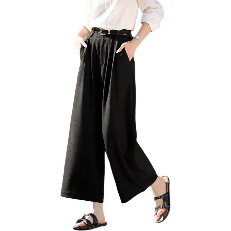 Mo Han Yi Mei Casual Pants Women's Black-2