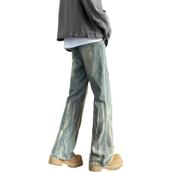 NOWSTIME Jeans Unisex Yellow Mud