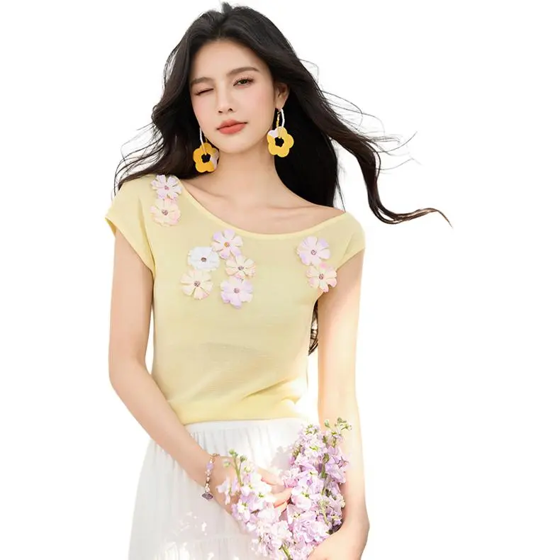 La Chapelle Knitwear Women's Yellow-2