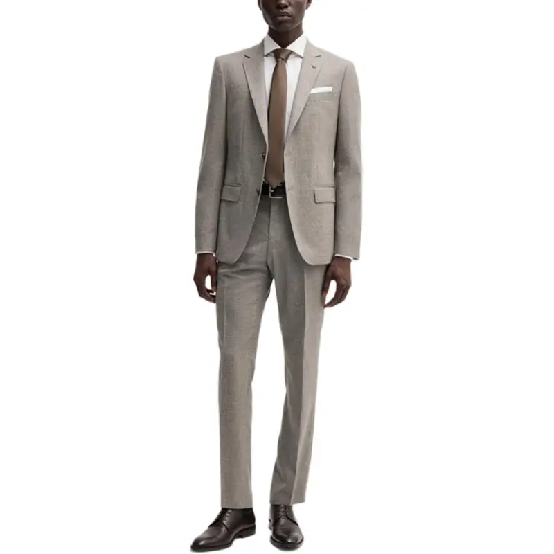 HUGO BOSS FW24 Casual Pants Men's Gray-3