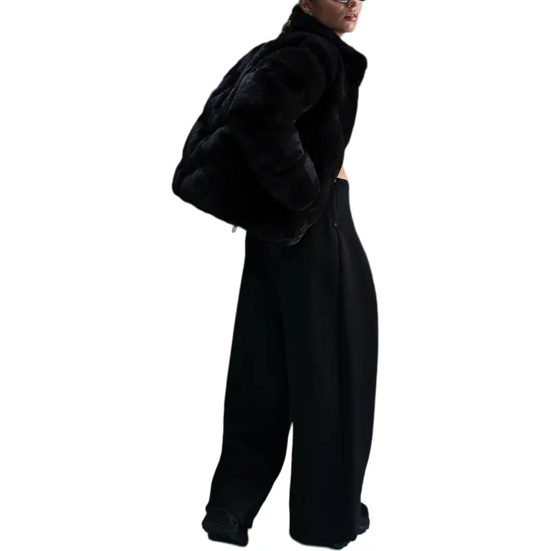 Nike Sportswear Windpuffer Women's Therma FIT Loose Faux Fur Jacket-3