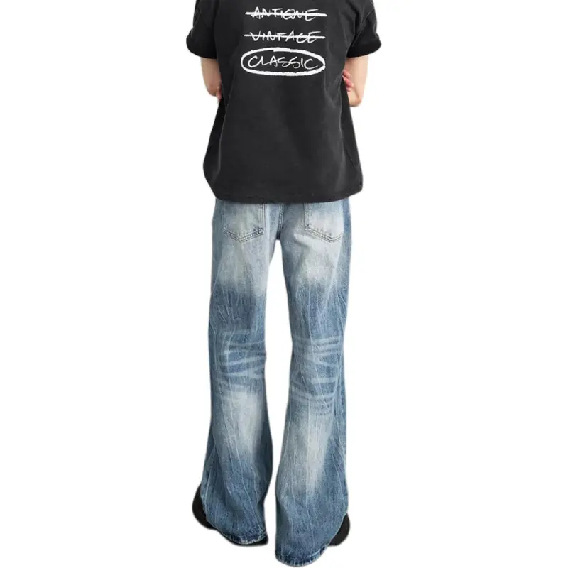 Hypeyourself Jeans Unisex Elegant Blue-2