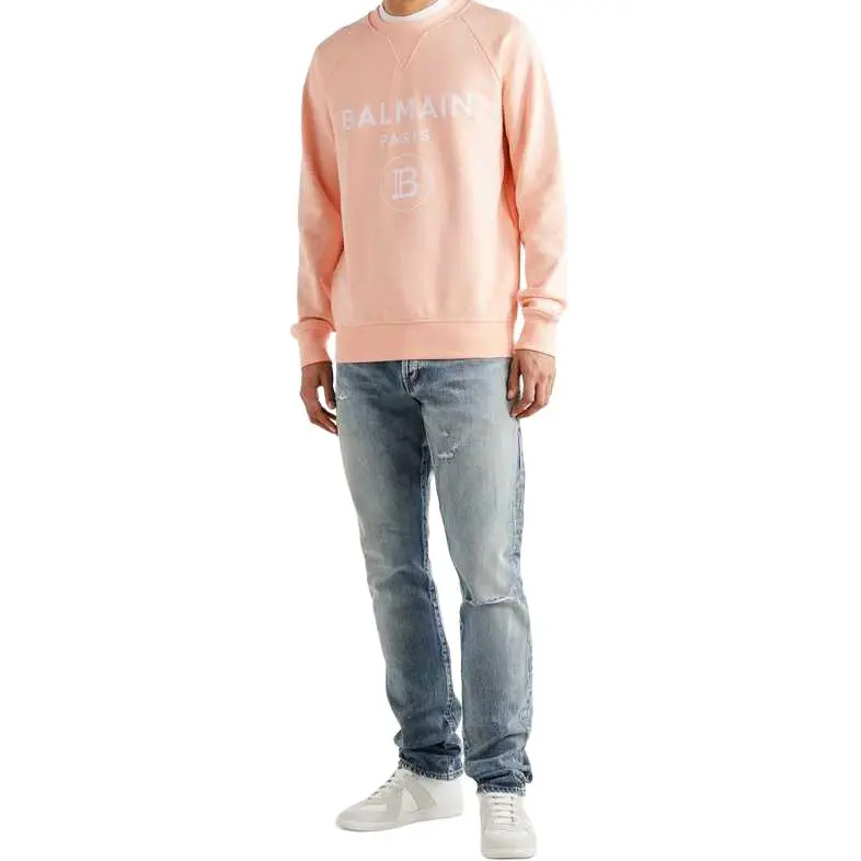 BALMAIN Sweatshirts Unisex Pink-1