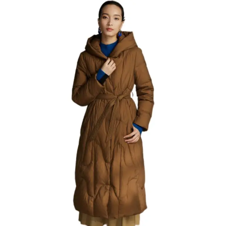 BBLLUUEE Down Jacket Women's Light Brown-2