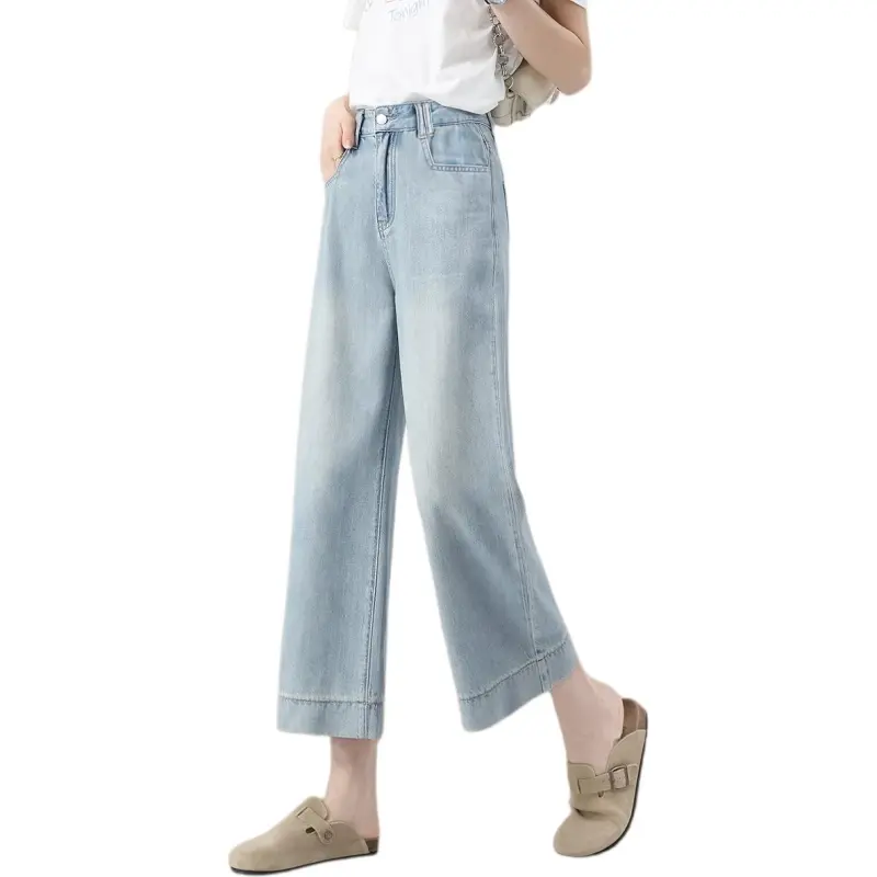 Weixi Casual Pants Women's Light Blue-1