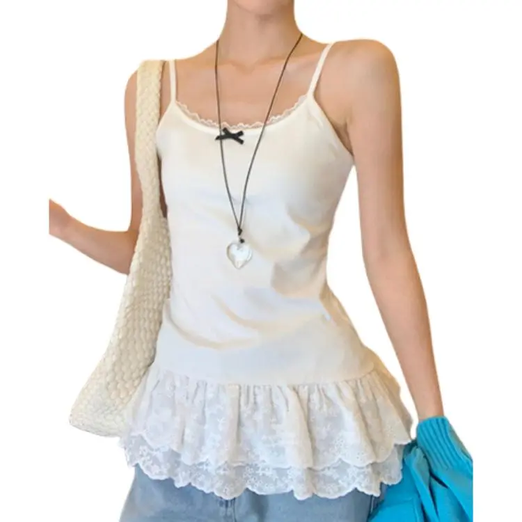 Mu Qingqing Camisoles Women's White-2