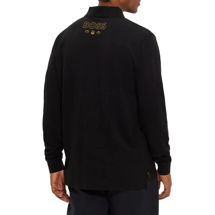 HUGO BOSS Polo Shirts Men Black-4
