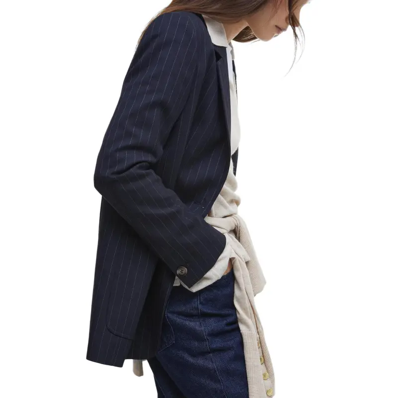 BARBOUR FW24 Business Suits Coats Women's Marine Blue-5
