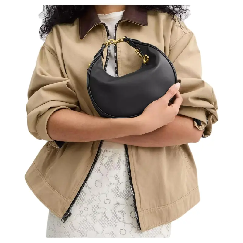 COACH JONIE Leather Shoulder Bag, Crossbody Bag, Handbag Trumpets Women's Black-7