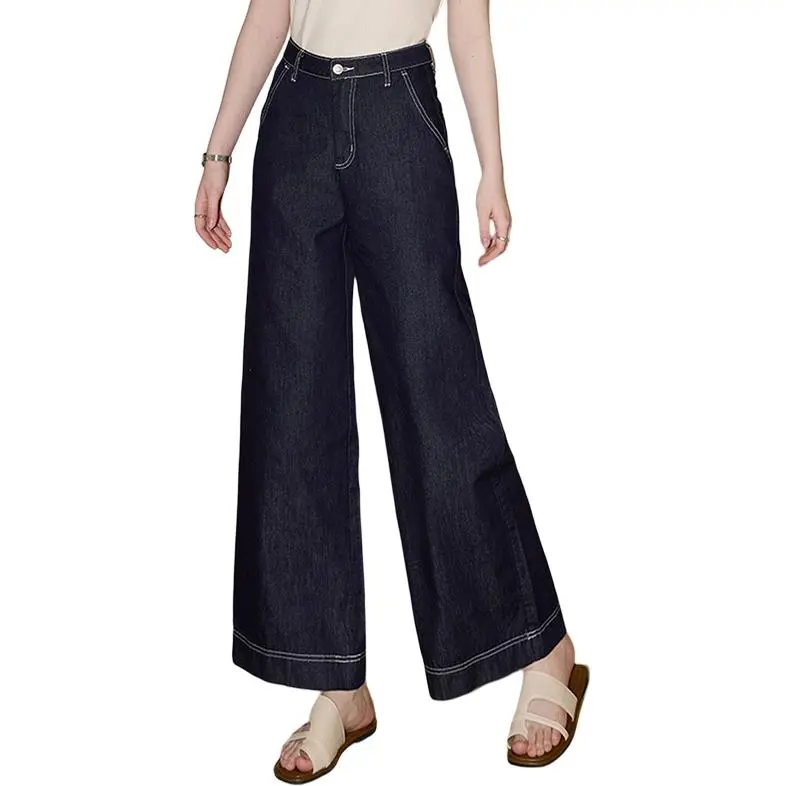 KUHNMARVIN Jeans Women's Navy Blue-4