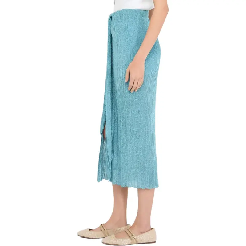 LIU·JO Knit Long Skirts Women's Blue-4