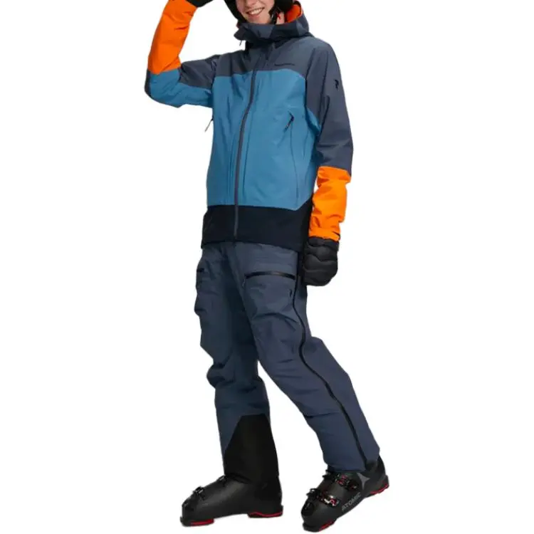 PEAK PERFORMANCE Vislight Gore Tex C Knit Pants Ski Pants Men's Space Blue-3