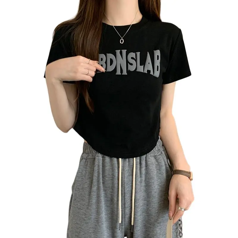 Mu Xiao Xin T Shirts Women's Black-3