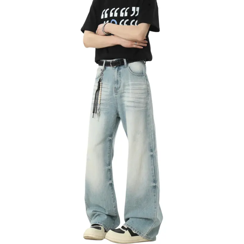 WARNING LIGHT Jeans Unisex-4