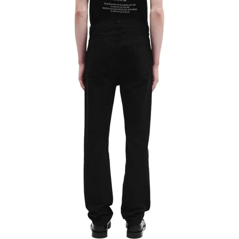 Ann Demeulemeester SS25 Knitted Sweatpants Men's Black-1