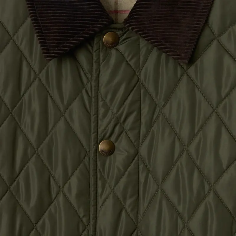 Burberry Quilted Long Sleeved Coat-5
