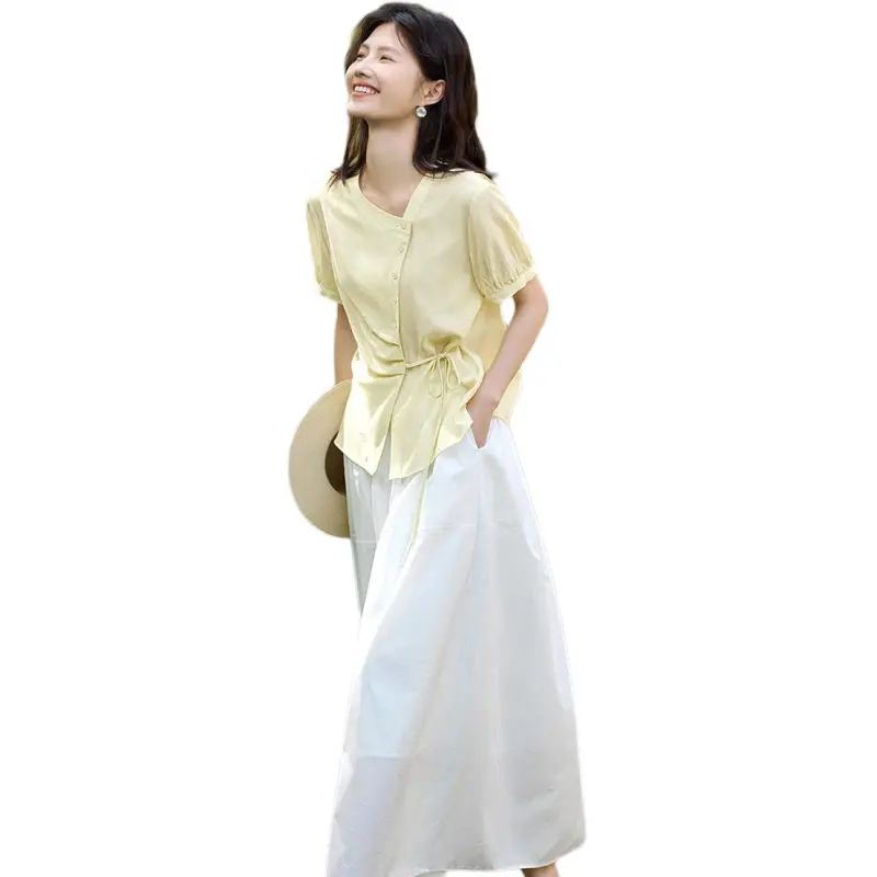 XWI Shirts Women's Yellow Cream-3