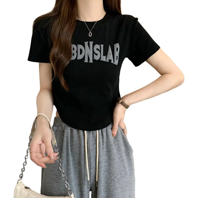 Mu Xiao Xin T Shirts Women's Black-2