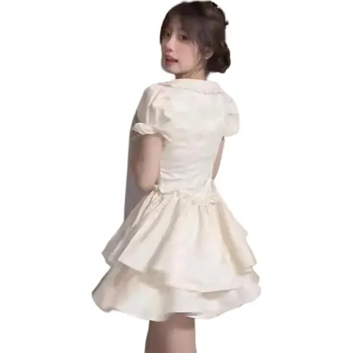 Mu Xiao Xin Short Sleeved Dress Women's