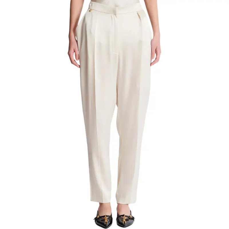 BALMAIN SS25 Suit Trouser Women's Beige-1