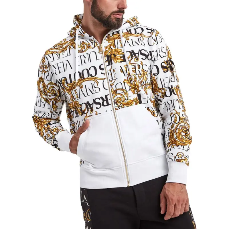 VERSACE JEANS COUTURE Sweatshirts Men White-2