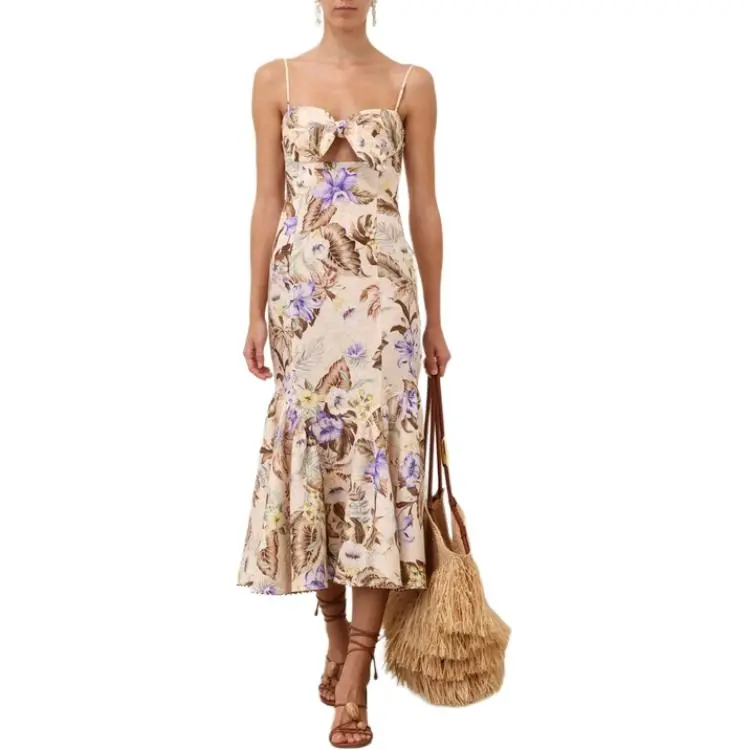 Zimmermann SS25 Slip Dress Women's Multicolor-1