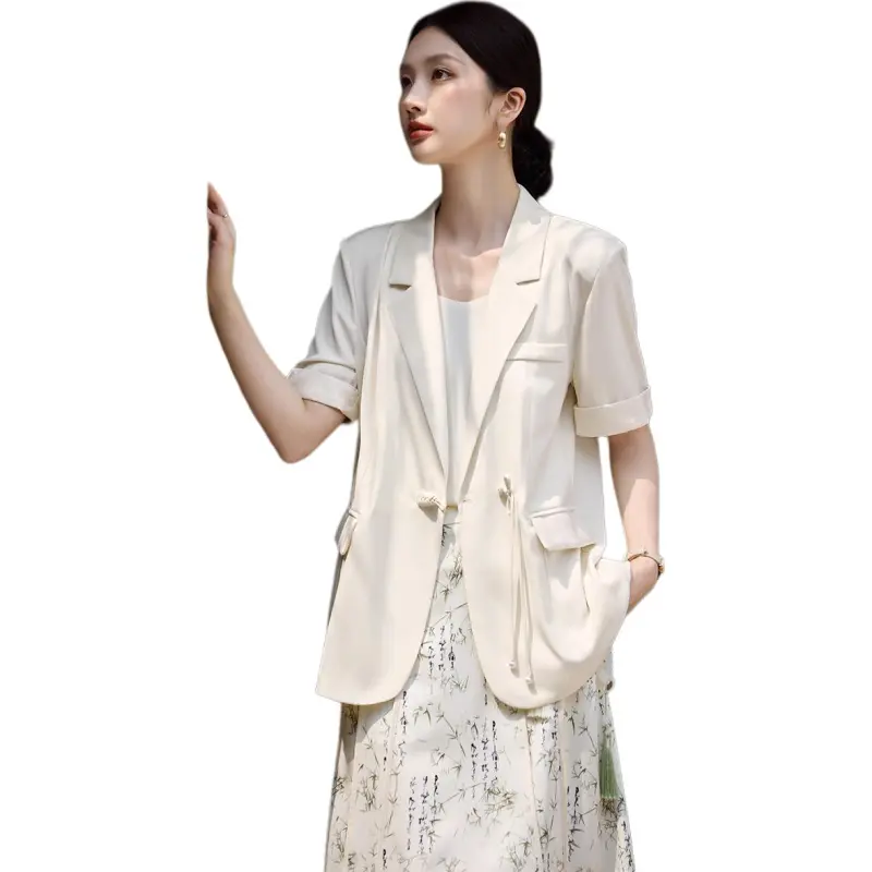 XWI Business Suits Women's Ecru-3