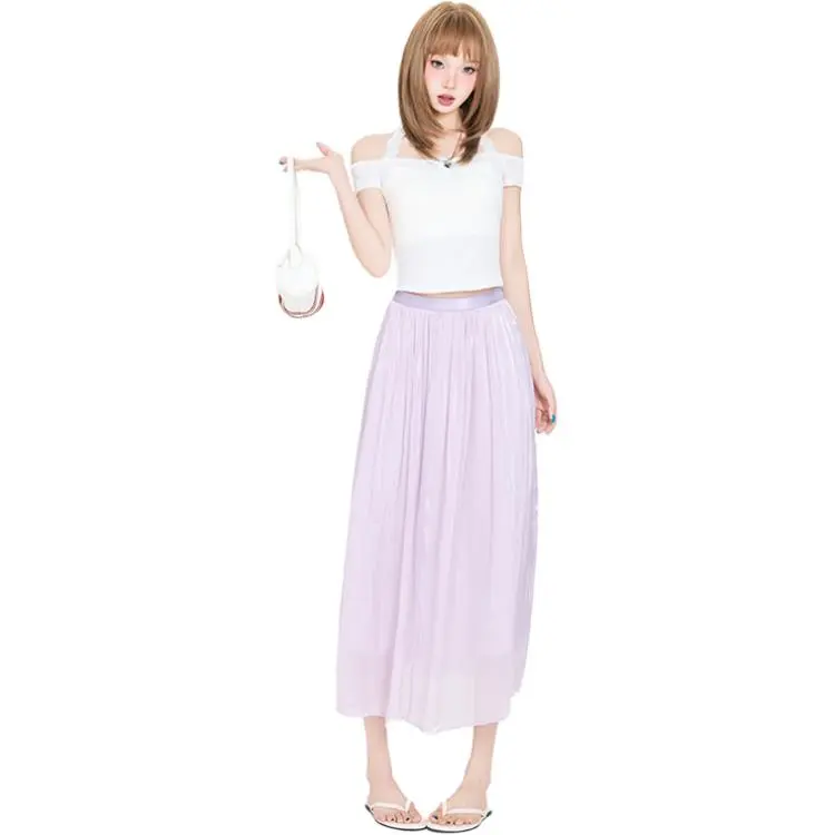 Kazakhstan Casual Long Skirt Women's-7