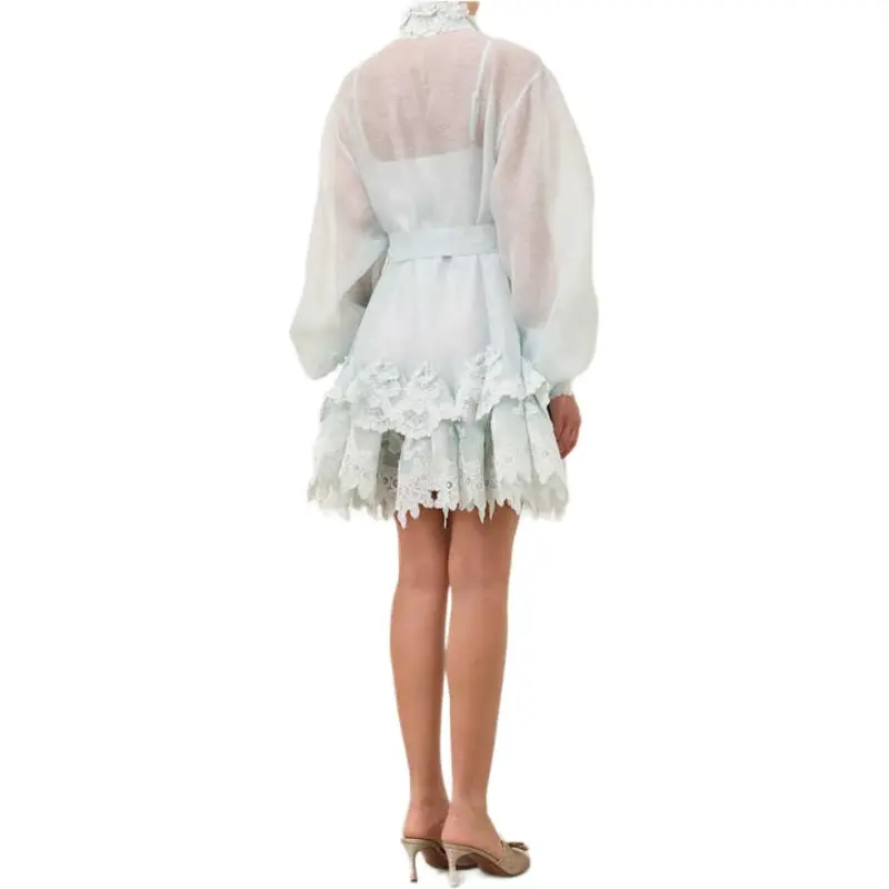 Zimmermann Crush Lace Shirt Dress-4