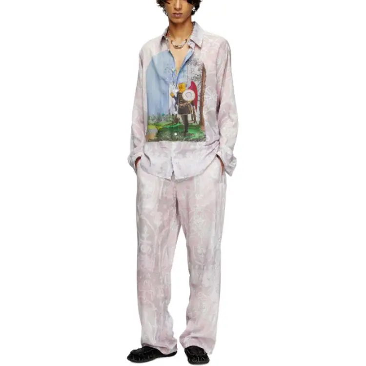 DIESEL S Simply A Ajfw Graphic printed Shirt-4