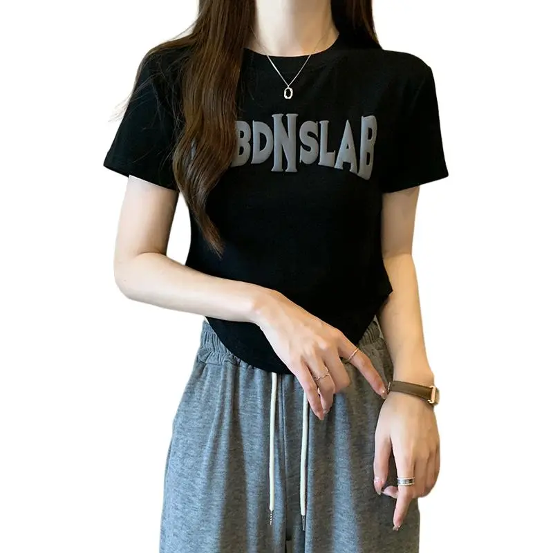Mu Xiao Xin T Shirts Women's Black-1