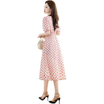 PIERRE CARDIN Short Sleeved Dress Women's Red