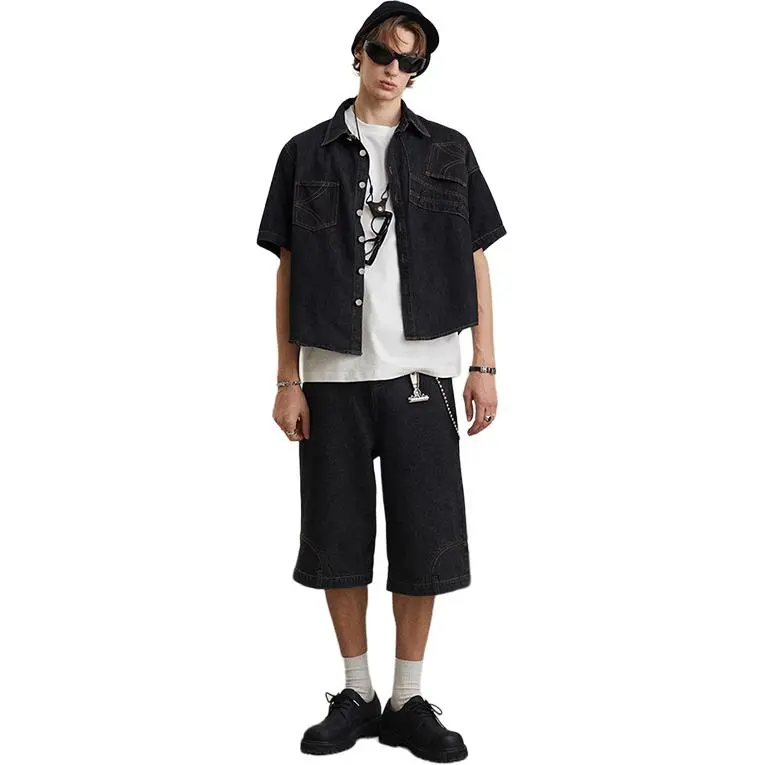 CORNILOT Denim Shorts Unisex-2