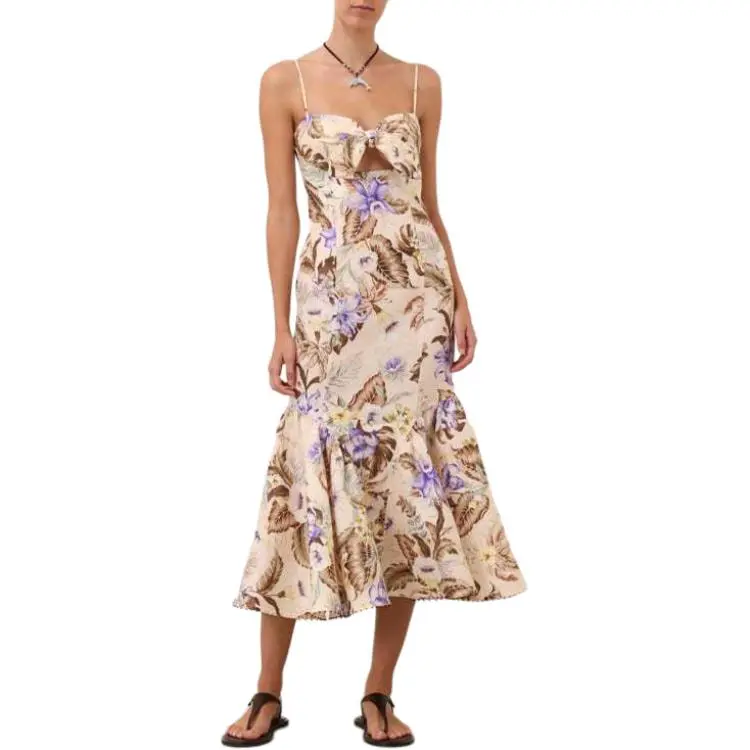 Zimmermann SS25 Slip Dress Women's Multicolor-2