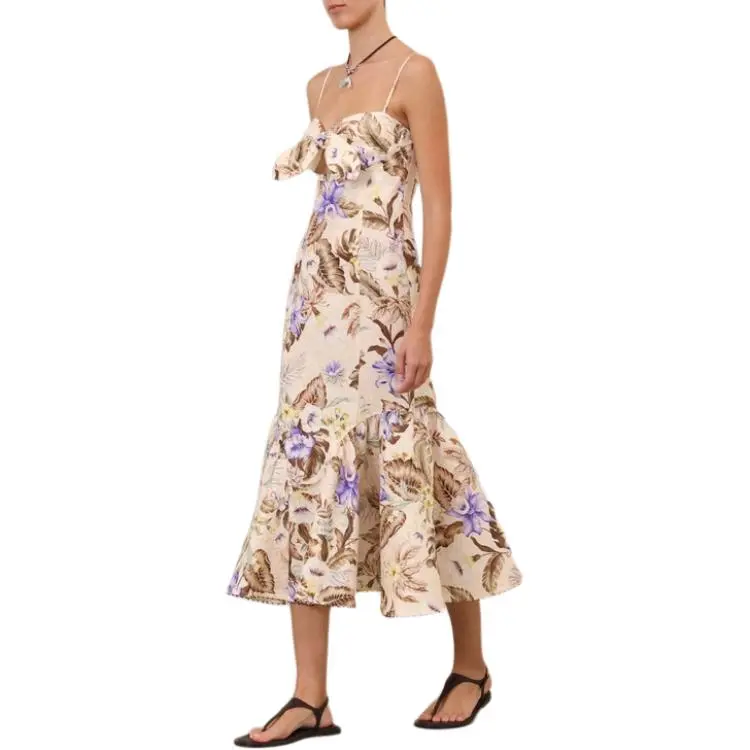 Zimmermann SS25 Slip Dress Women's Multicolor-5