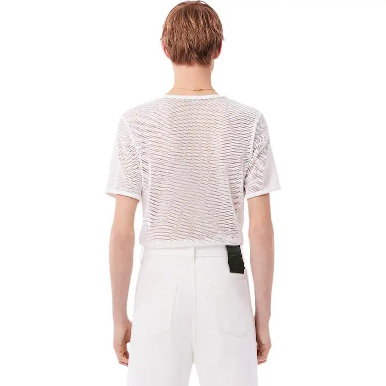 LACOSTE SS25 T Shirt Men's White-4