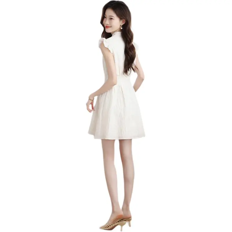 Mu Xiao Xin Short Sleeved Dress Women's-6