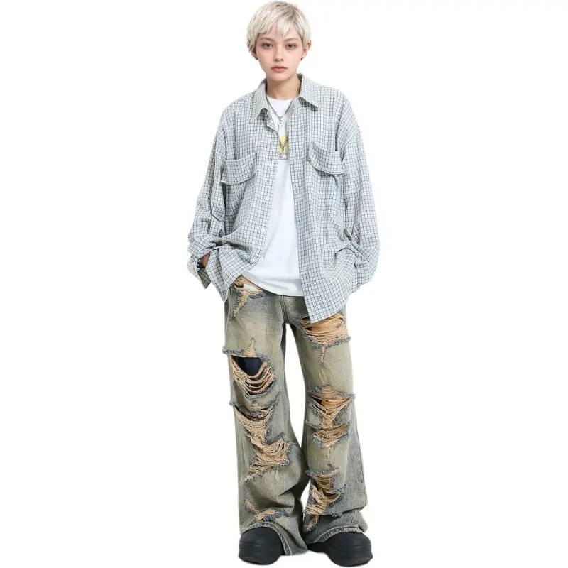 PANDA ADEVIL Jeans Unisex Blue-1