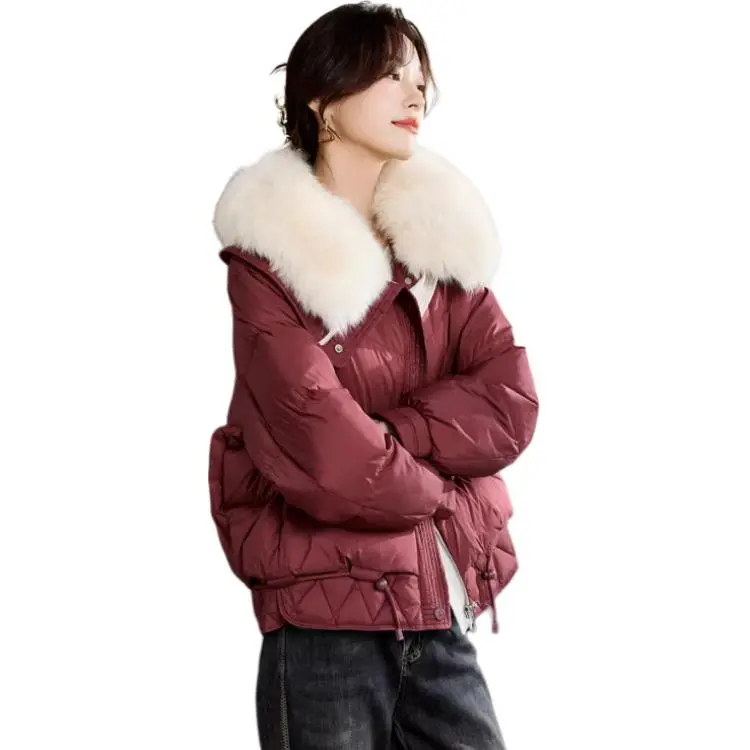 Yi Mengyuan Down Jacket Women's Ancora Red-3