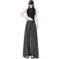Black Plaid Extended Length