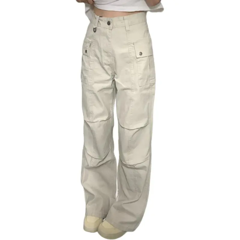 PVPVPV Cargo Pants Unisex Apricot-2