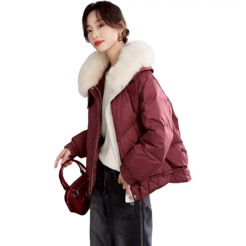 Yi Mengyuan Down Jacket Women's Ancora Red-2