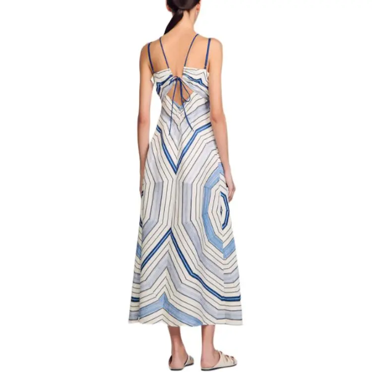 Sandro X Louise Bourgeois Geometric print Skirt-2