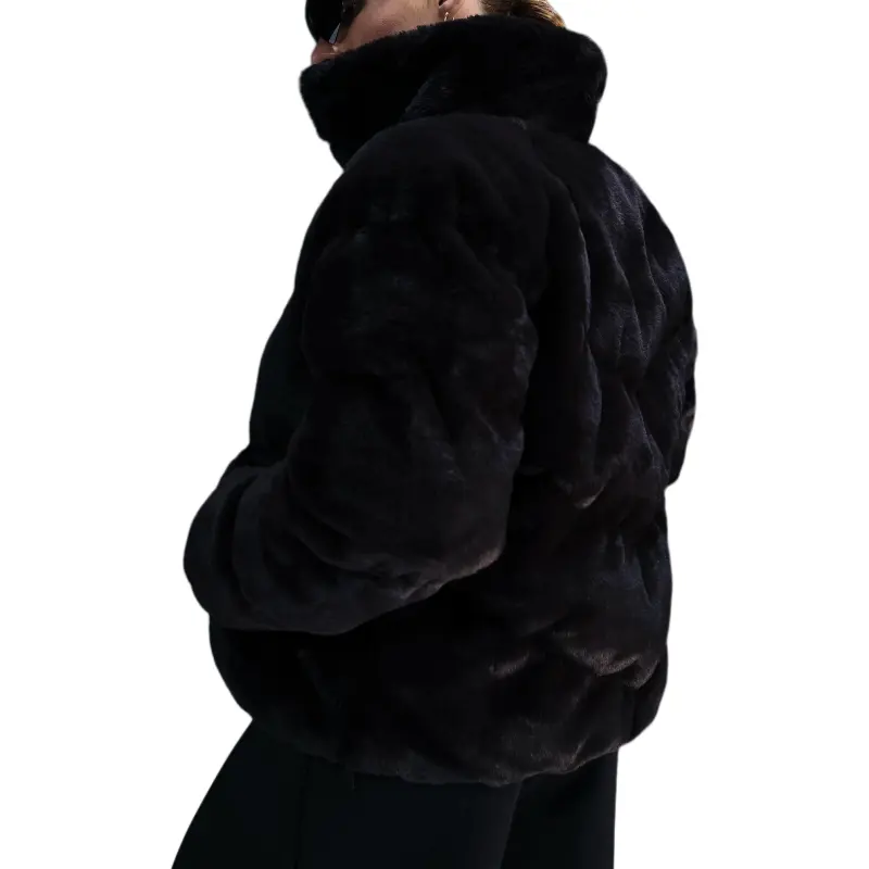 Nike Sportswear Windpuffer Women's Therma FIT Loose Faux Fur Jacket-1