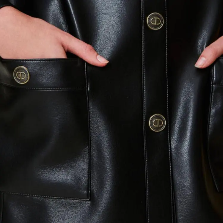 Twinset Logo buttons Trench Coat-4