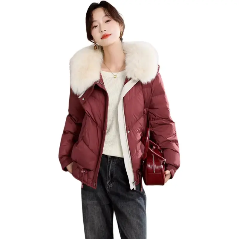Yi Mengyuan Down Jacket Women's Ancora Red-1