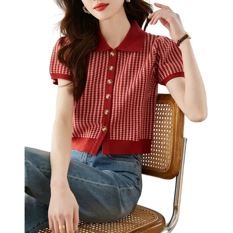 La Chapelle Knitwear Women's Red-2